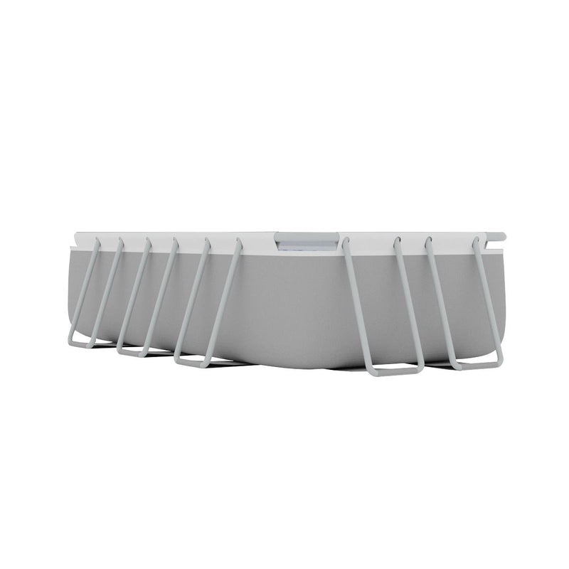 Dellonda Deluxe Steel Frame Swimming Pool with Filter Pump 13ft DL21 Dellonda - Dynamic Drive