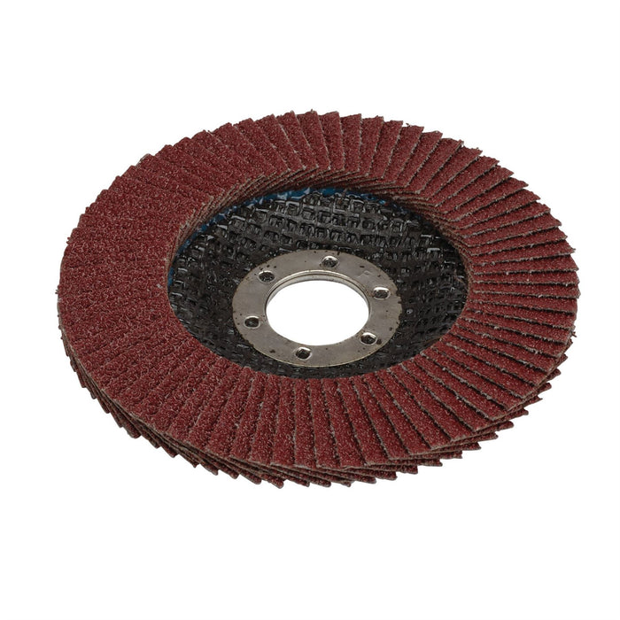 Draper Aluminium Oxide Flap Disc, 115 x 22.23mm, 60 Grit 82360 Draper - Dynamic Drive