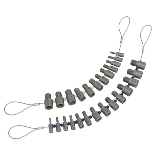 Sealey Metric/Imperial Thread Checker Nut & Bolt Checker 26pc AK70NBC Sealey - Dynamic Drive