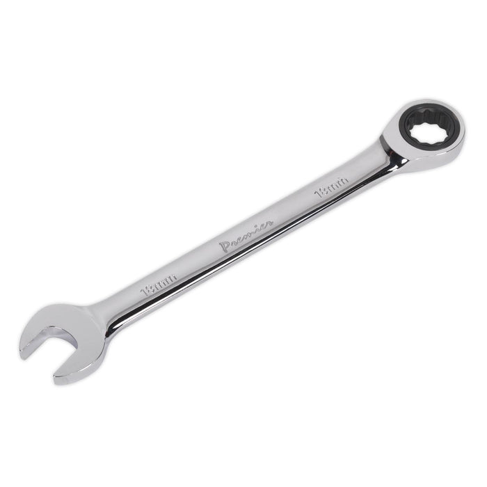Sealey Ratchet Combination Spanner 18mm RCW18 Sealey - Dynamic Drive