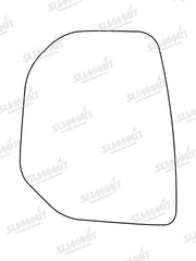 Summit Stick-On Commercial Mirror Glass fits Citroen Berlingo, Peugeot Partner LHS Summit - Dynamic Drive