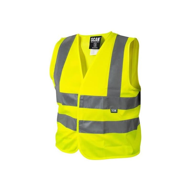 Scan Hi-Vis Waistcoat Yellow - Child 10-13 Scan - Dynamic Drive