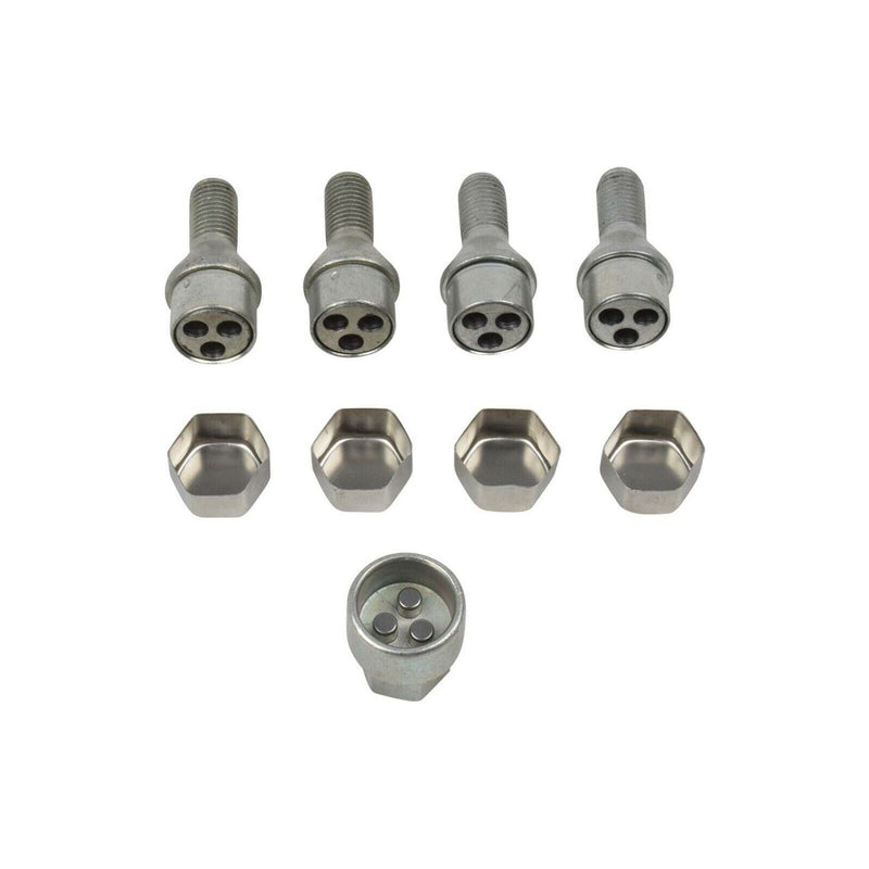 SAS Security 4 Locking Wheel Bolts M12 X 1.5 Caravan Trailer Motorhome SAS  - Dynamic Drive