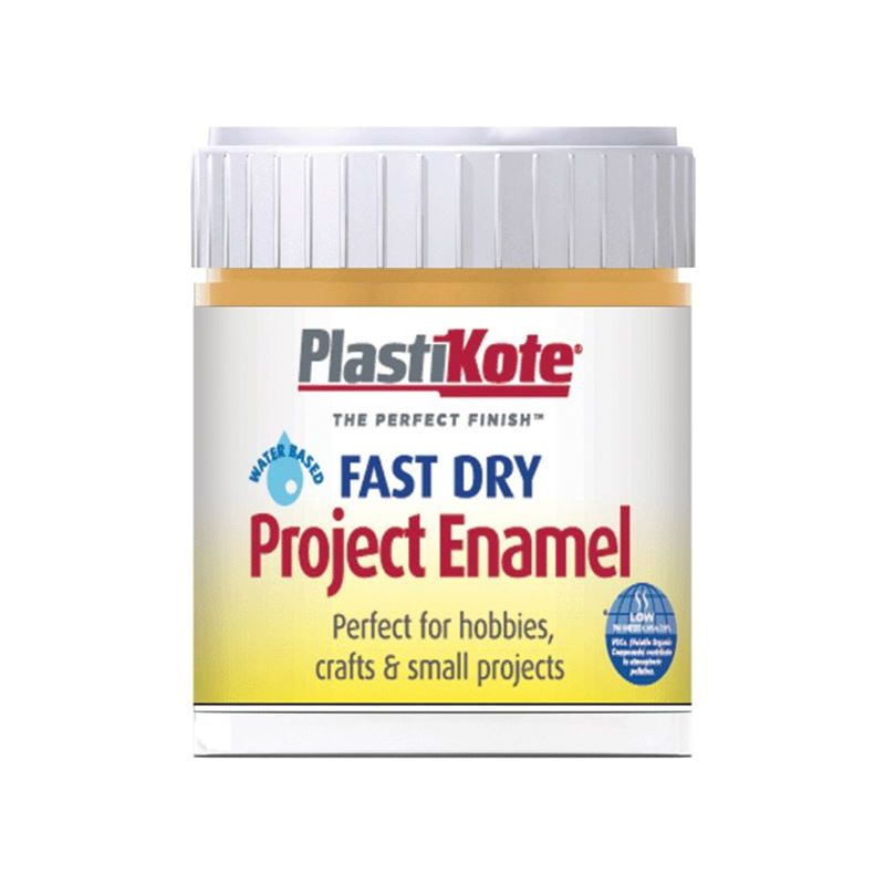 Plastikote Fast Dry Enamel Paint B11 Bottle Sunshine Yellow 59ml PlastiKote - Dynamic Drive