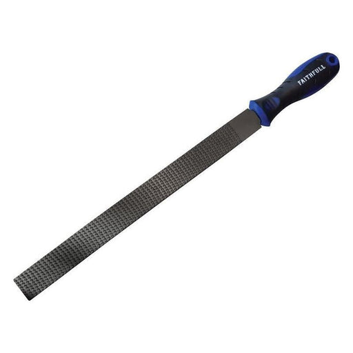 Faithfull Handled Flat Wood Rasp 300mm (12in) Faithfull - Dynamic Drive