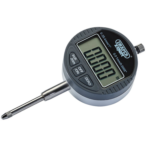 Draper Dual Reading Digital Dial Test Indicator, 0 - 25mm/0 - 1" 94255 Draper - Dynamic Drive