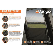 Vango Cove Air TC Low Drive Away Awning (180 - 210cm) Campervan Vango - Dynamic Drive