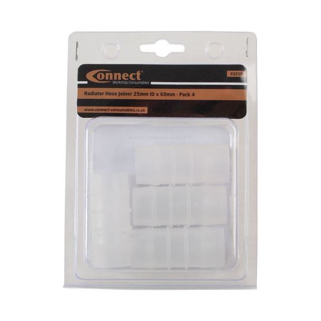 Connect Radiator Hose Joiner 25mm ID x 60mm 4pc 33210 Tool Connection - Dynamic Drive