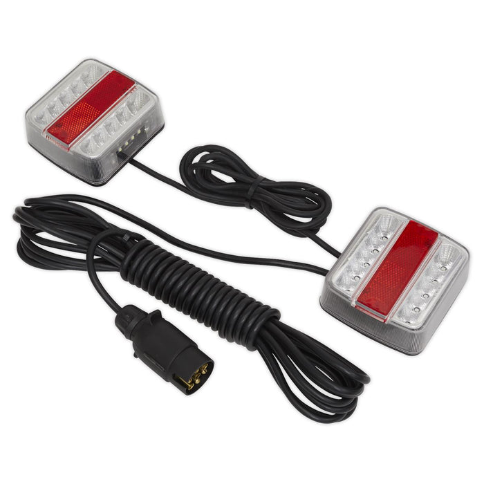 Sealey Rear Lighting Set Magnetic LED 12V TB18LEDMAG Sealey - Dynamic Drive