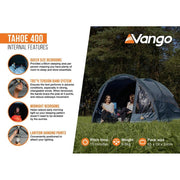 Vango Tahoe 400 Tent Deep Blue Vango - Dynamic Drive