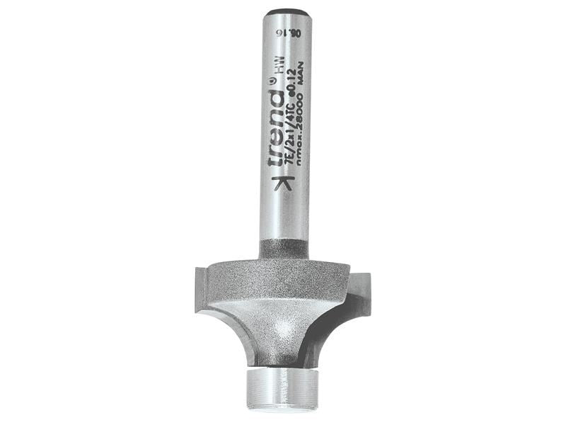 Trend 7E/2 x 1/4 TCT Pin Guided Round Over 6.3mm Radius Trend - Dynamic Drive