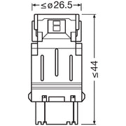 OSRAM LEDriving® SL, P27/7W, White 6000K, LED signal lamps, Off-road only Osram - Dynamic Drive