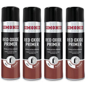 4x Simoniz Red Oxide Primer Acrylic Aerosol Auto Car Spray Paint 500ml SIMP13D Simoniz - Dynamic Drive
