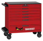 Teng Tools 37" PRO35™ roller cabinet tool kit 595 pieces red Town Tools - Dynamic Drive
