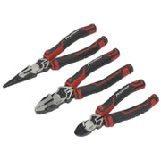 Sealey Pliers Set High Leverage 3pc AK8376 Sealey - Dynamic Drive