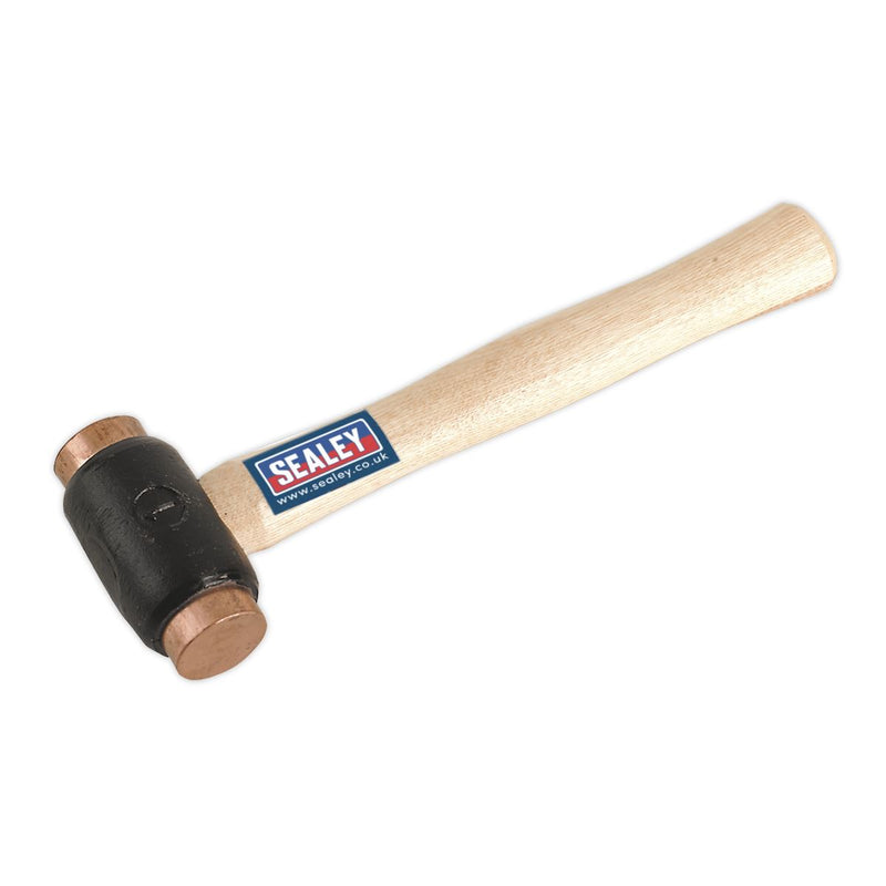 Sealey Copper Faced Hammer 1.75lb Hickory Shaft CFH02 Sealey - Dynamic Drive