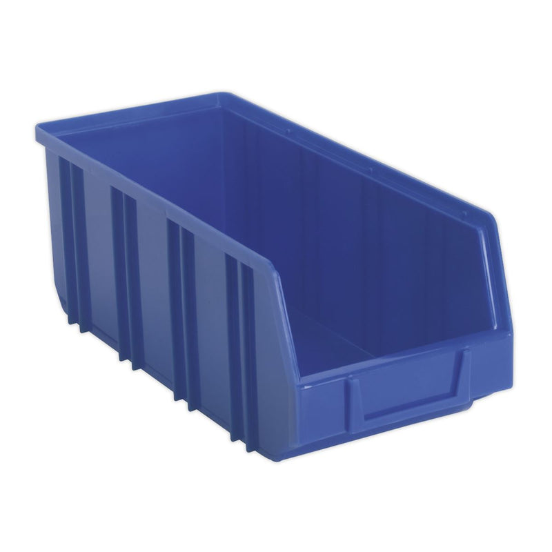 Sealey Plastic Storage Bin Deep 145 x 335 x 125mm Blue Pack of 16 TPS3D Sealey - Dynamic Drive