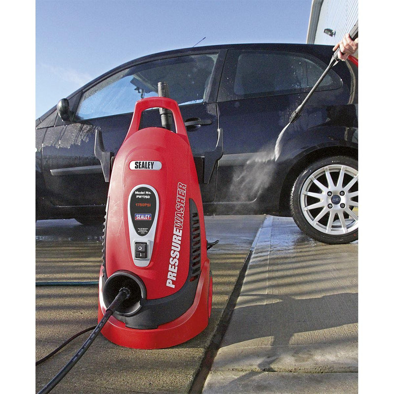 Sealey Pressure Washer 120bar with TSS & Rotablast Nozzle 230V PW1750 Sealey - Dynamic Drive