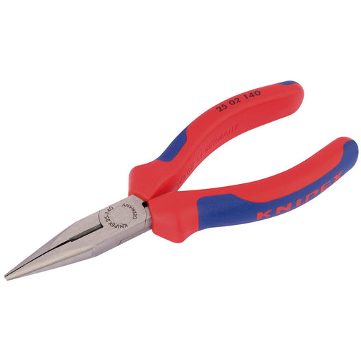 Draper Knipex 25 02 140 SB Long Nose Pliers - Heavy Duty Handles, 140mm 49171 Draper - Dynamic Drive