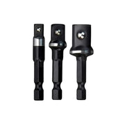 Milwaukee Shockwave Impact Socket Adaptor Set (3pc) Milwaukee - Dynamic Drive