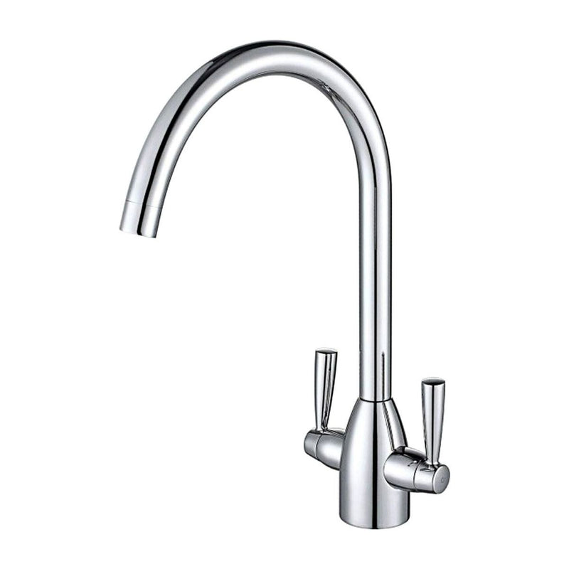 AG Fornham Twin Lever Kitchen / Galley Monoblock Mixer Tap Chrome AG - Dynamic Drive