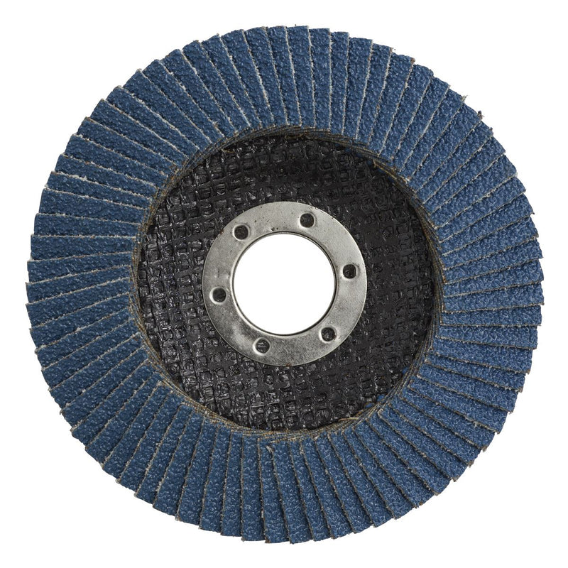 Sealey Flap Disc Zirconium 115mm 22mm Bore 40Grit FD11540 Sealey  - Dynamic Drive