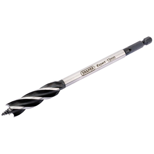 Draper 4 Fluted Auger Bit, 13 x 165mm 35093 Draper - Dynamic Drive
