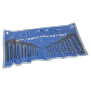 Bluespot Tools Metric & Imperial Hexagon Key Pouch Set, 25 Piece BlueSpot Tools - Dynamic Drive