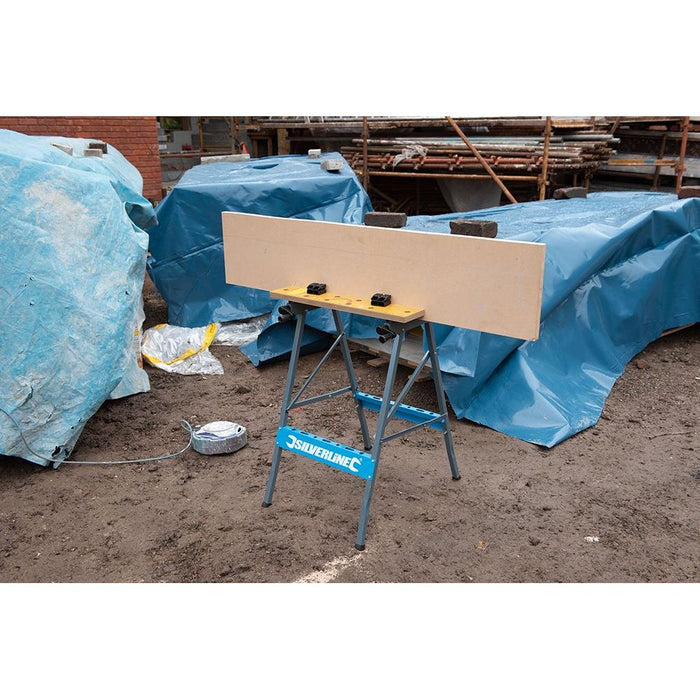 Silverline Portable Workbench 100kg TB01 Silverline  - Dynamic Drive