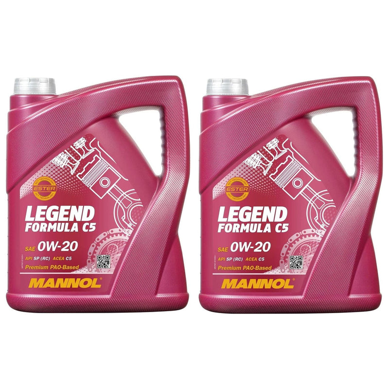 2x 5L MANNOL 0W20 Legend Formula C5 Fully Synthetic Engine Oil API SP,MB 229.71 Mannol  - Dynamic Drive