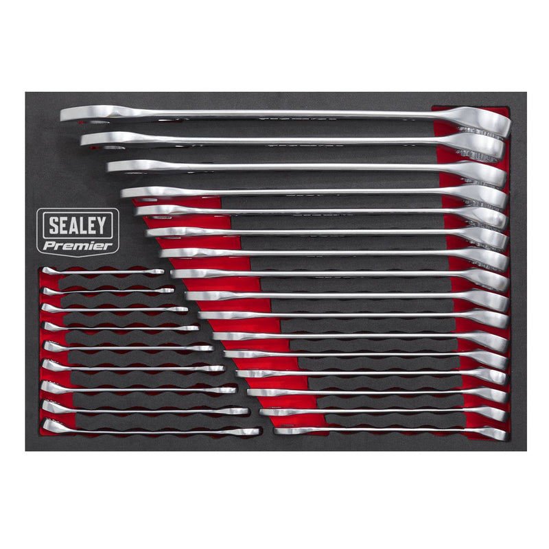 Sealey Combination Spanner Set 25pc Metric AK63258 Sealey - Dynamic Drive