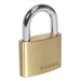 Sealey Brass Body Padlock 50mm PL102 Sealey - Dynamic Drive