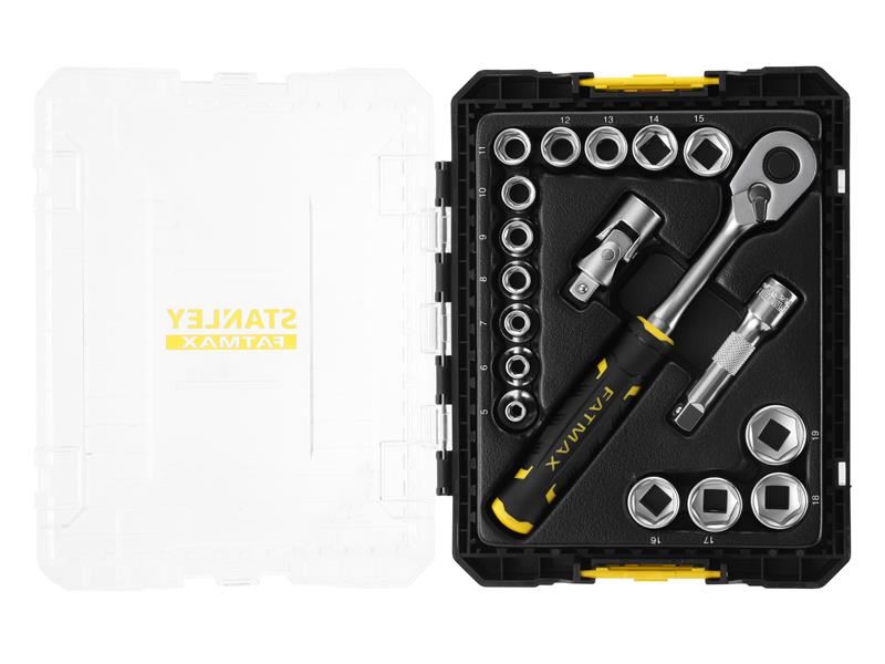 Stanley® Hand Tools FATMAX® 3/8in M PRO-STACK™ Socket Set, 18 Piece STANLEY® Hand Tools - Dynamic Drive