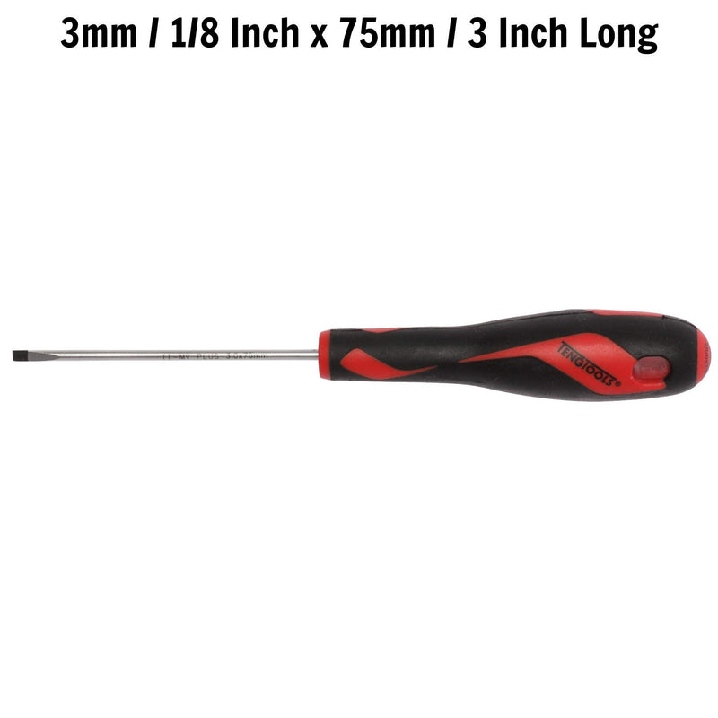 Teng Tools Flat Screwdriver 0.5 x 3.0 x 75mm S Teng Tools - Dynamic Drive