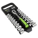 Sealey Socket Set 19pc 3/8"Sq Drive 6pt WallDrive Metric S01243 Sealey - Dynamic Drive