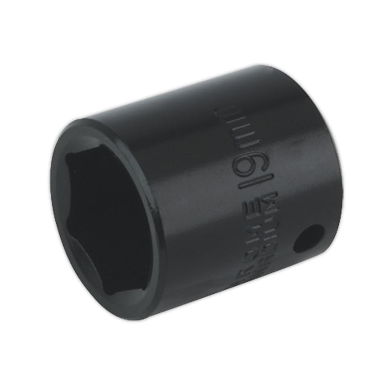 Sealey Impact Socket 19mm 3/8"Sq Drive IS3819 Sealey - Dynamic Drive