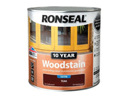 Ronseal 10 Year Woodstain Teak 2.5 litre Ronseal - Dynamic Drive