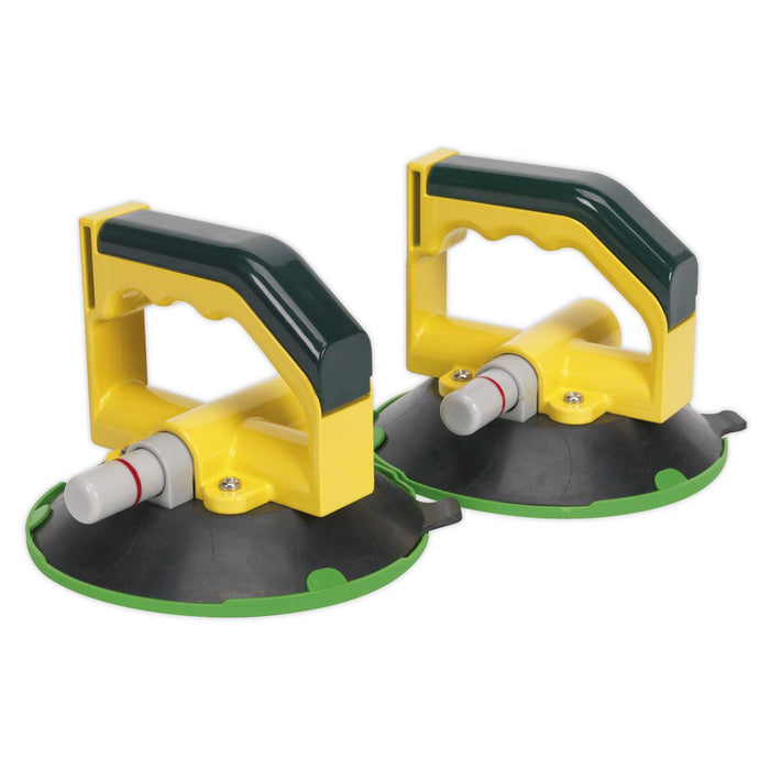 Sealey Vacuum Suction Cup 150mm - Pair Sealey  - Dynamic Drive