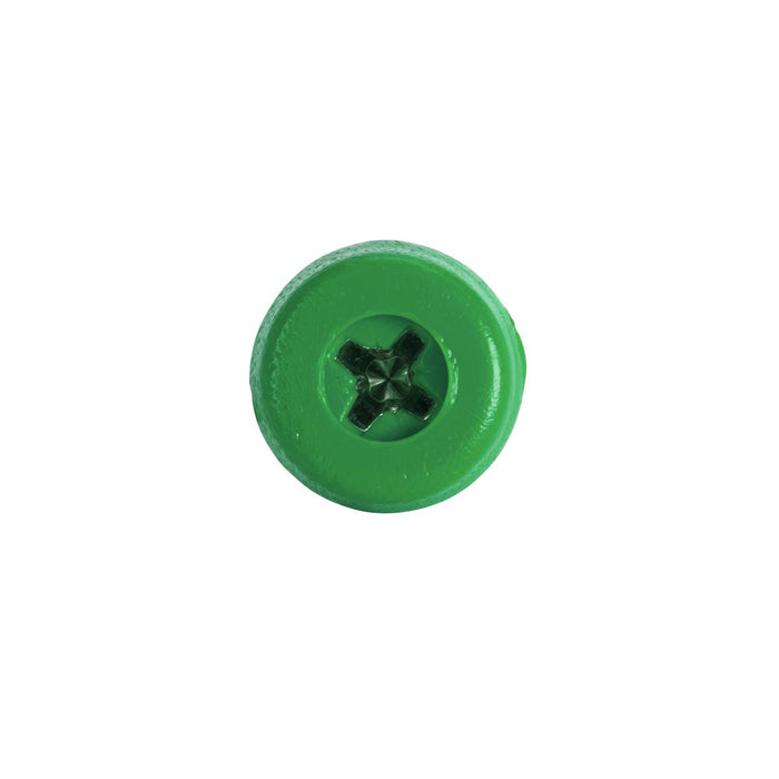 Sealey Green Numberplate Screws 4.8 x 18mm Pack of 50 PTNPG Sealey - Dynamic Drive