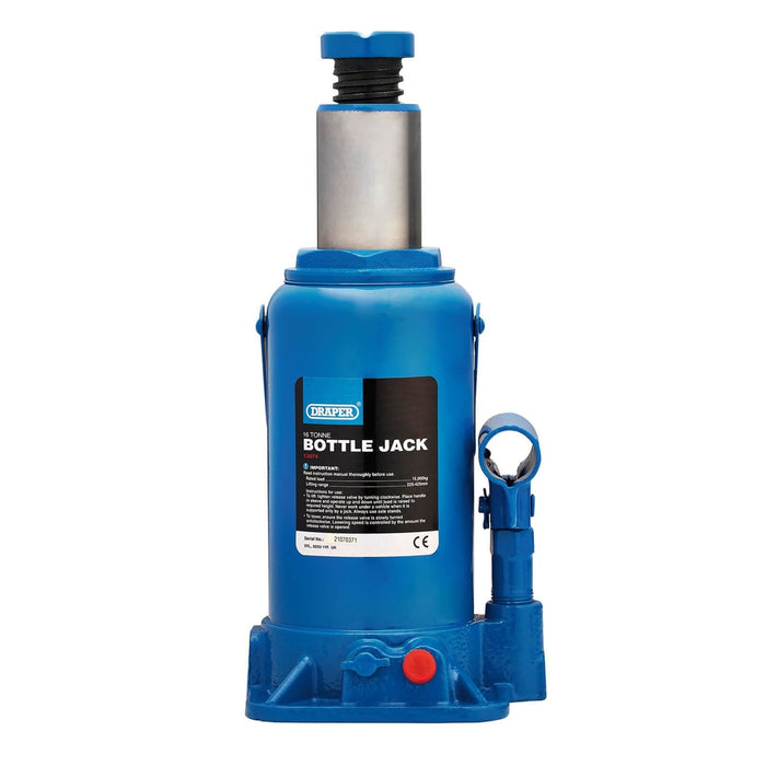 Draper Hydraulic Bottle Jack, 16 Tonne 13074 Draper - Dynamic Drive