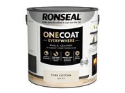 Ronseal One Coat Everywhere Interior Pure Cotton Matt 2.5 litre Ronseal - Dynamic Drive