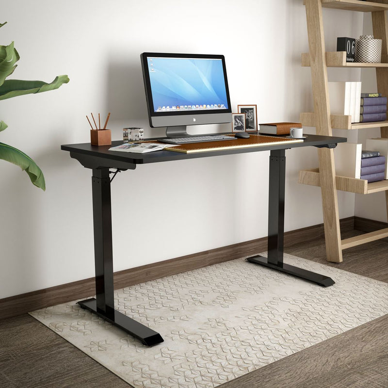 Dellonda Single Motor Adjustable-Height Electric Sit/Stand Desk - Black Desktop Dellonda - Dynamic Drive