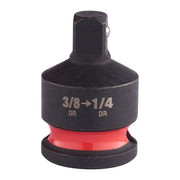 Milwaukee SHOCKWAVE Impact Socket Adaptor 3/8" to 1/4" Milwaukee - Dynamic Drive