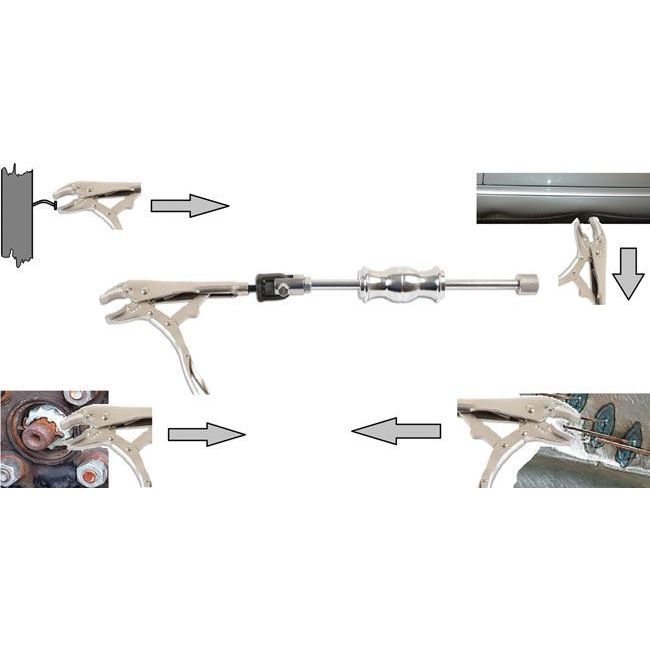 Laser Slide Hammer Locking Pliers 7005 Laser - Dynamic Drive