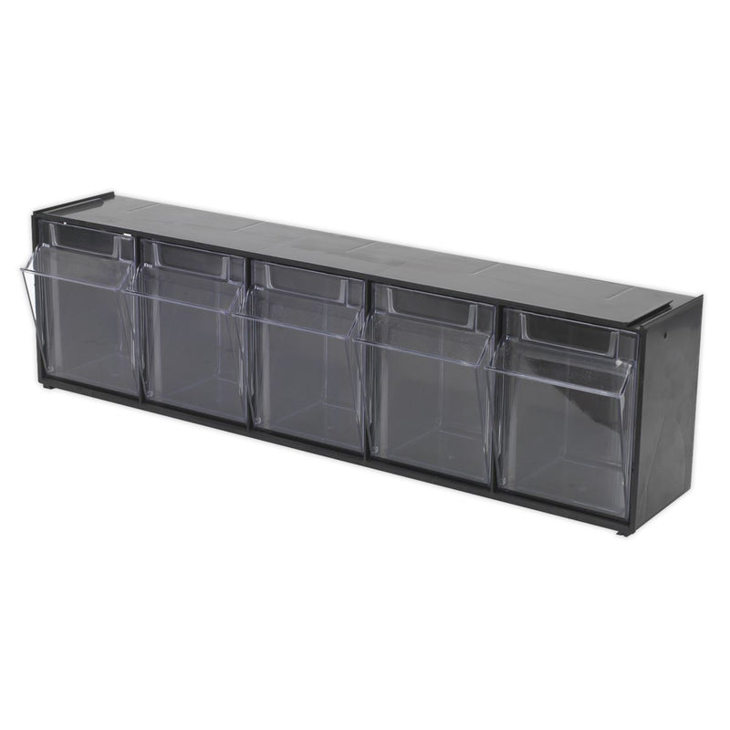 Sealey Stackable Cabinet Box 5 Bins APDC5 Sealey - Dynamic Drive