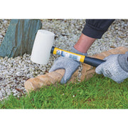 Draper Non-Marking Rubber Head Mallet with Fibreglass Shaft, 680g/24oz 09119 Draper - Dynamic Drive