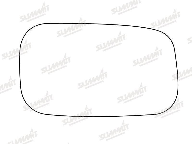 Summit Stick-On Aspheric Mirror Glass fits Saab 93 RHS Summit - Dynamic Drive
