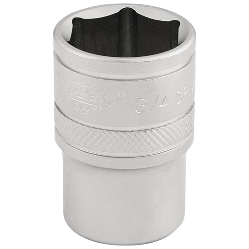 Draper 6 Point Imperial Socket, 1/2" Sq. Dr., 3/4" 16631 Draper - Dynamic Drive