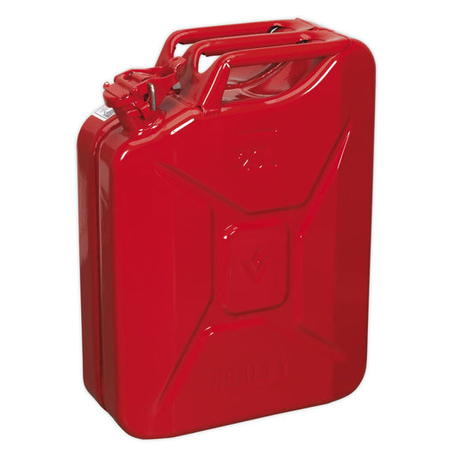 Sealey Jerry Can 20L Red JC20 Sealey - Dynamic Drive