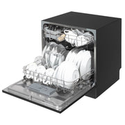 Baridi Tabletop Dishwasher 8 Place Settings 8L Capacity - Black DH88 Baridi - Dynamic Drive